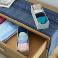 thumbnail image 3 of Household Essentials Narrow Organizer Tray 2 Pack, Slim Accessory Organizer, Sturdy with Soft Fabric, Stylish and Functional, Gray, 3 of 4