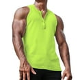 thumbnail image 2 of Aayomet Men's Summer Tank Tops Button Adjustable Sleeveless Tank Top (Mint Green, M), 2 of 4