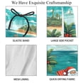 thumbnail image 4 of luoweisi Men's Beach Shorts Quick Dry Swim Trunks with Mesh Lining Beach Santa Claus L, 4 of 5