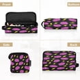 thumbnail image 5 of Hair Tools Storage with Heat Resistant Mat- Purple Brain Printed Curling Iron Travel Bag/Flat Iron Case for Women, 5 of 8
