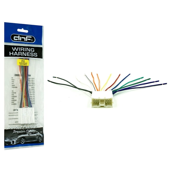 DNF Aftermarket Wiring Harness for Select Chrysler, Dodge and Mitsubishi Vehicles (70-7001) - 100% Copper Wires!