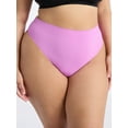 thumbnail image 2 of Joyspun Women's Plus Seamless Thong Panties, 3-Pack, Sizes 1X-5X, 2 of 7
