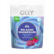 OLLY Magnesium Trial & Travel Pouch, for Muscle Relaxation 12 Count