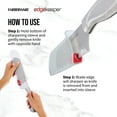 thumbnail image 5 of Farberware Edgekeeper Classic 7-inch Stainless Steel Santoku Knife with Self-Sharpening Sleeve, 5 of 14