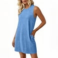 thumbnail image 4 of Sentmoon Robe Maxi Robe de Printemps 2026 Été Couleur Unie Sans Manches Col Ras du Cou Respirante Coupe Régulière Tendance Robes d'Invitée de Mariage pour Femmes pour le Quotidien et les Déplacements P-2TG, 4 of 7