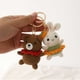 thumbnail image 4 of LLavero de muñeco de ganchillo de animales de dibujos animados, juguete de punto, colgante lindo, accesorios de bolso, juguete hecho a mano, 7cm, 4 of 5