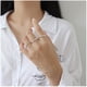 thumbnail image 5 of Anillo De Ansiedad Para Mujer, Anillo De Dedo Con Cuentas, Regalo Para Amigos Y Familiares Methold AP007447-08, 5 of 6