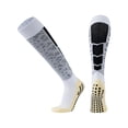 thumbnail image 3 of Calcetines de fútbol, calcetines de fútbol atléticos, calcetines hasta la , calcetines de tubo largo para entrenamiento, fútbol, yoga, gimnasio En y negro, 3 of 8