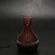 thumbnail image 5 of Humidificador de aire ultrasónico de 300 ml, difusor de aceite esencial con vetas de madera, luces LED que cambian de 7 colores para el hogar, la oficina, color profundo, 5 of 5
