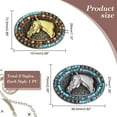 thumbnail image 2 of 2 hebillas de cinturón de toro de cuerno largo, estilo vaquero occidental, estilo rodeo texano, para hombre, accesorio vaquero, regalo para novio, bronce., 2 of 7