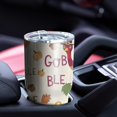 thumbnail image 4 of 30oz Happy Thanksgiving Turkey Fall Leaves Tumblers Stainless Steel Tumbler with Lid and Straw,Vacuum Insulated Double Wall Travel Tumbler Cups Mug with Cleaning Brush for Coffee,Tea, 4 of 7
