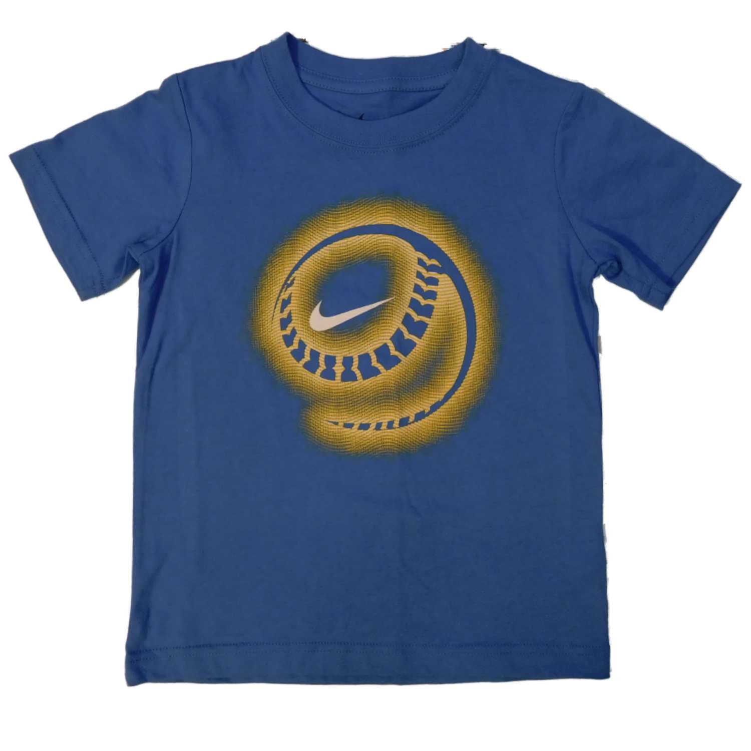 Nike - Nike Boys Blue Baseball Swoosh Short Sleeve Tee T-Shirt - Walmart.com - Walmart.com