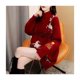 thumbnail image 1 of Suéter de punto para mujer, prenda holgada y versátil, edición coreana de Navidad, estilo perezoso, sencillo, combina con todo, invierno, 2023, 1 of 5