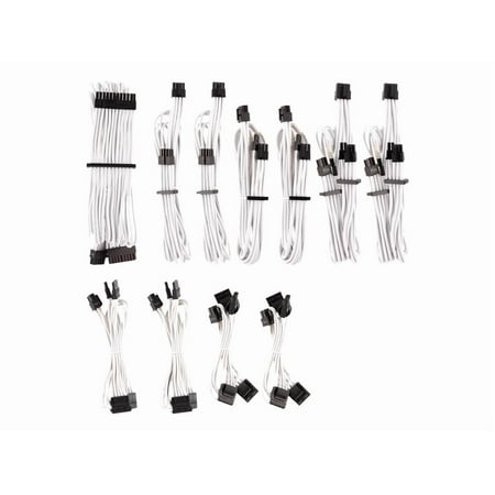 Corsair CP-8920224 Premium Individually Sleeved PSU Cables Pro Kit Type 4 Gen 4 - White