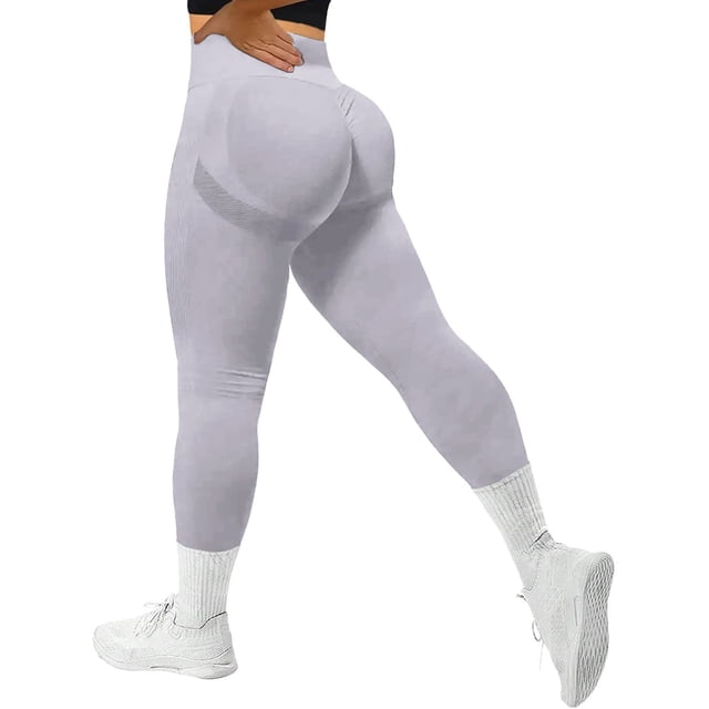 WILLBEST Leggings de Levantamiento de Glúteos Ocultos para Mujer, Pantalones de Yoga Sin Costuras de Cintura Alta, Cómodos Y Elásticos para Entrenamiento En El Gimnasio Mediana