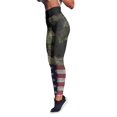 thumbnail image 3 of Womens Yoga Pants American For Yoga Womens Pants Usa Leggings Running Pilates Flag Custom Color Patriotic Yoga Pants, 3 of 9