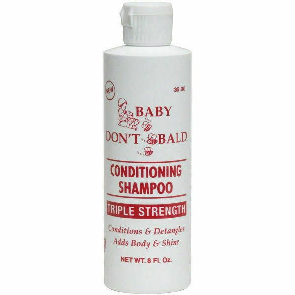Baby Don't Bald Conditioning Shampoo Triple Strength 8 Oz