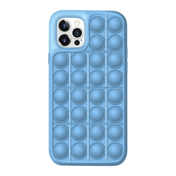 ESULOMP Push Sensory Fidget Toy Pop iPhone Case, Cartoon Funny Kawaii Cute Rainbow Fun Silicone Design Cover for Girls Kids Boys Teen, Fashion Cool ESULOMP Push Sensory Fidget Toy Pop iPhone Case, Cartoon Funny Kawaii Cute Rainbow Fun Silicone Design Cover for Girls Kids Boys Teen, Fashion Cool