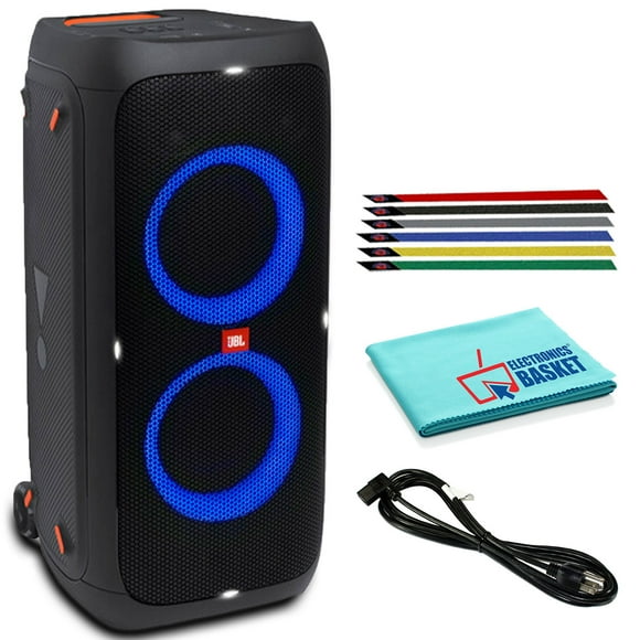 JBL Boombox 2 Portable Bluetooth Speaker (Black) with Charging Cables