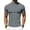 318#Gray, variant on Men's Mock Turtleneck T Shirt Short Sleeve Solid Basic Tee Soft Casual Pullover Top Black 3XL