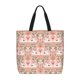 thumbnail image 1 of Disketp Swan Couple Bolsa Tote de Lona para Mujer, Bolso de Hombro y Cruzado con Cierre de Cremallera, 1 of 7