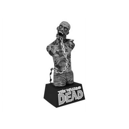 Diamond Select Toys The Walking Dead - Pet Zombie Bust Bank - 8 in - black & white