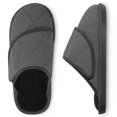 thumbnail image 1 of Espuma viscoelástica House Slippers Besroad para hombre, color gris oscuro, 1 of 6