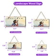 thumbnail image 5 of Freedom Bernese Mountain Dog on Independence Day 4th of July Landscape Wood Sign Berner Lover Gifts Hanging Wall Home Decor - 01005, 5 of 5