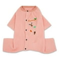 thumbnail image 1 of Ciesta-Luxe Designer Thermal Dog Jumpsuit Pajamas, Pink - Large, 1 of 1
