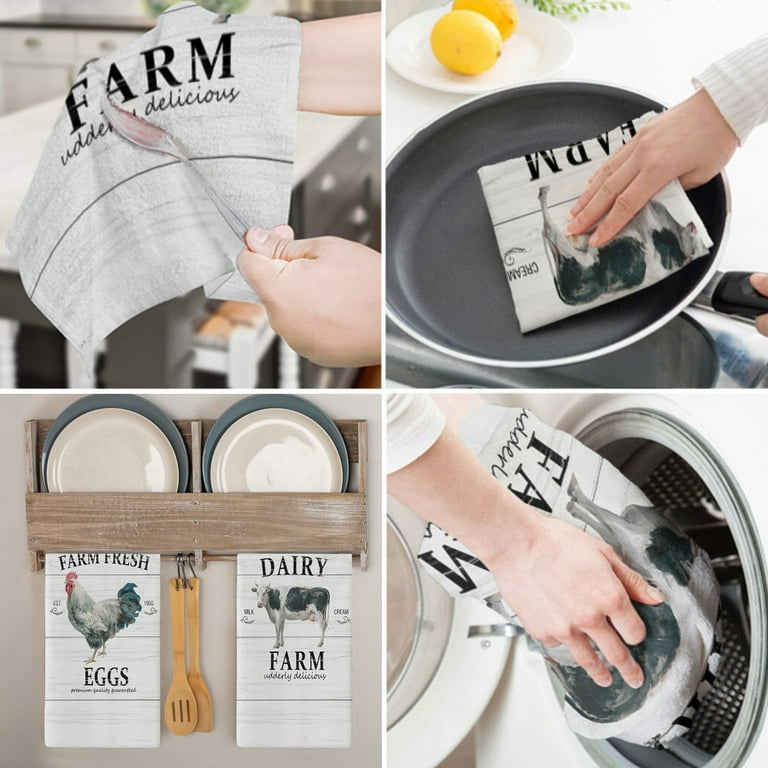 Animal print 2024 dish towels