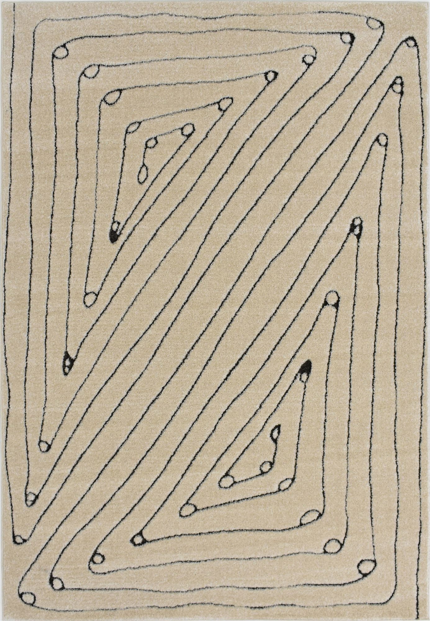 Rugs America Chanai CN70B Contemporary Geometric 5'0" X 7'0" Area Rug