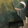 thumbnail image 5 of Green Yellow Forest Sheer Curtains 72 Inches Long 2 Panels Set, Window Sheer Curtains for Living Room/Bedroom, Oil Painting Landscape Light Filtering Rod Pocket Curtain 52'' x 72'' x 2, 5 of 7