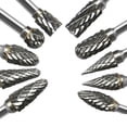 thumbnail image 4 of 20pcs Tungsten Steel Grinding Head Deburring Woodworking Milling Cutter, 4 of 4