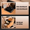 thumbnail image 6 of Multifunctional PU Leather Car Armrest Box Mat with Central Elbow, Universal 5-in-1 Car Center Console Cover, Leather Car Armrest Storage Box with Cup Holder, Tissue Box,Phone Holder (Coffee), 6 of 9