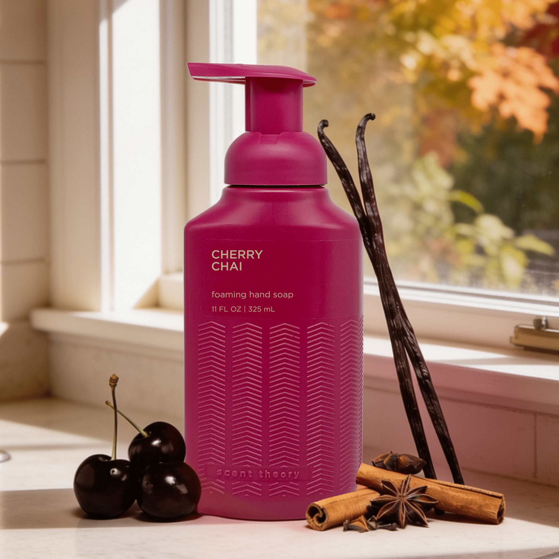 Scent Theory Foaming Hand Soap, Cherry Chai, 11 fl oz