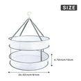 thumbnail image 5 of FGY Sweater Drying Rack Set - Foldable 3-Tier Flat Drying Rack & 2-Tier Mesh Clothes Drying Rack for Various Clothes, 5 of 6