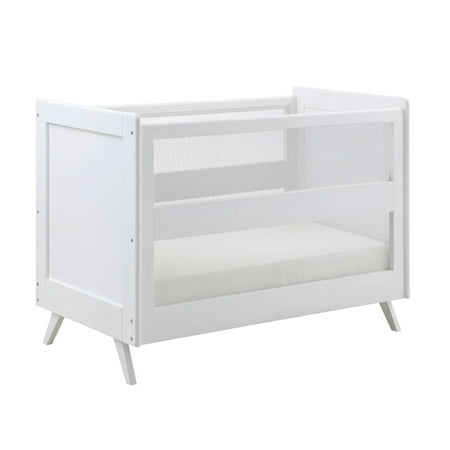 UPC: 0811283023859 | BreathableBaby Breathable Mesh 3-in-1 Convertible Crib – White