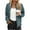 *Blue, variant on Suede Bomber Jacket For Women,Stand Collar Casual Zip Up Jackets,Oversized Trendy Outerwear Coats Coffee,Womens Plus M