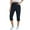 Navy, variant on Capri Pants for Women, Xunlbb Women Summer Elasticated Waist Multi-pocket Casual Cargo Pants(Black,S)