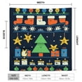 thumbnail image 3 of Merry Christmess Bathrobe Plush Bathrobe Cozy Unisex Winter Bathrobe Warm Water Absorbent, 3 of 9