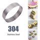 thumbnail image 2 of 20Pcs Circular Tart Rings with Holes Fruit Pie Quiches Cake Mousse Kitchen Baking Mould Perforated, 2 of 5