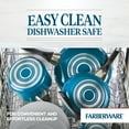 thumbnail image 4 of Farberware Dishwasher Safe Nonstick 15 Pcs Cookware Set with Baking Pan / Cookie Pan and Cooking Tools ,Teal, 4 of 10