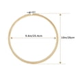 thumbnail image 2 of Aros para bordar Umoonfine de bambú, 26 cm, redondos, 8 unidades, 2 of 6