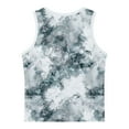 thumbnail image 3 of ATOGUTA Sleeveless Tops for Boys Girls Gray Kids Tie Dye Sleeveless Workout Running Sports Shirts Size 3T-15, 3 of 4