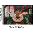 thumbnail image 2 of Non-Slip Rugs, Christmas Indoor Outdoor Entry Mat, Christmas Festive Holiday Decor for Home, Garage, Patio (Reindeer,Reindeer, 2 of 7