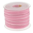 thumbnail image 1 of 20 Yards Boots Shoes Embellishments Solid Color Ribbon Wedding Party Gifts Wrapping Ribbon Leopard Velvet Ribbon 1cm - pink as described, 1 of 7