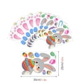 thumbnail image 3 of Double Rabbit Stickers For Holiday And Scrapbooking Softball Stickers Photographer Lighting Ring Valentine Foam Stickers Photo Prop Laptop Stickers for Kids Baby Months One Month Baby Boy Photography, 3 of 7