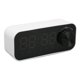 thumbnail image 2 of Altavoz Bluetooth Despertador Radio Digital Pantalla LED Subwoofer Mini Espejo Altavoz Bluetooth Despertador para Dormitorio Blanco, 2 of 5