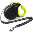 thumbnail image 1 of Correa retráctil para perros Fida Upgraded de 9 m para 50 kg, color amarillo neón, 1 of 6