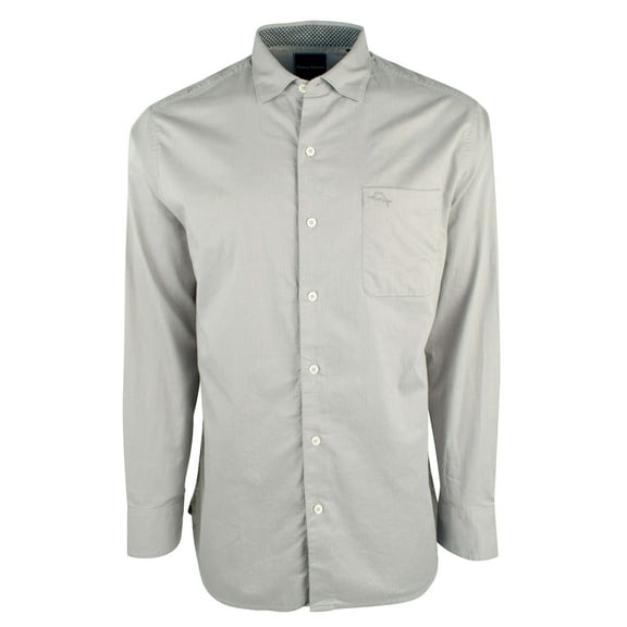 Tommy Bahama Men's Big and Tall Capeside Herringbone Long Sleeve Shirt